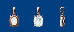 Classic 4 Prong Pendant Setting