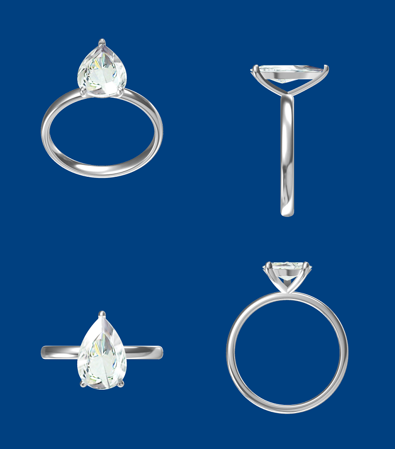 Classic 4 Prong Ring Setting