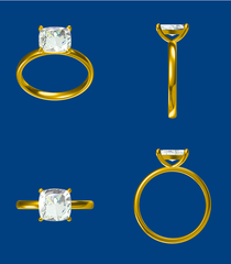 Classic 4 Prong Ring Setting