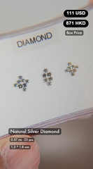 Natural Silver Diamond Deal (0.37 cts)