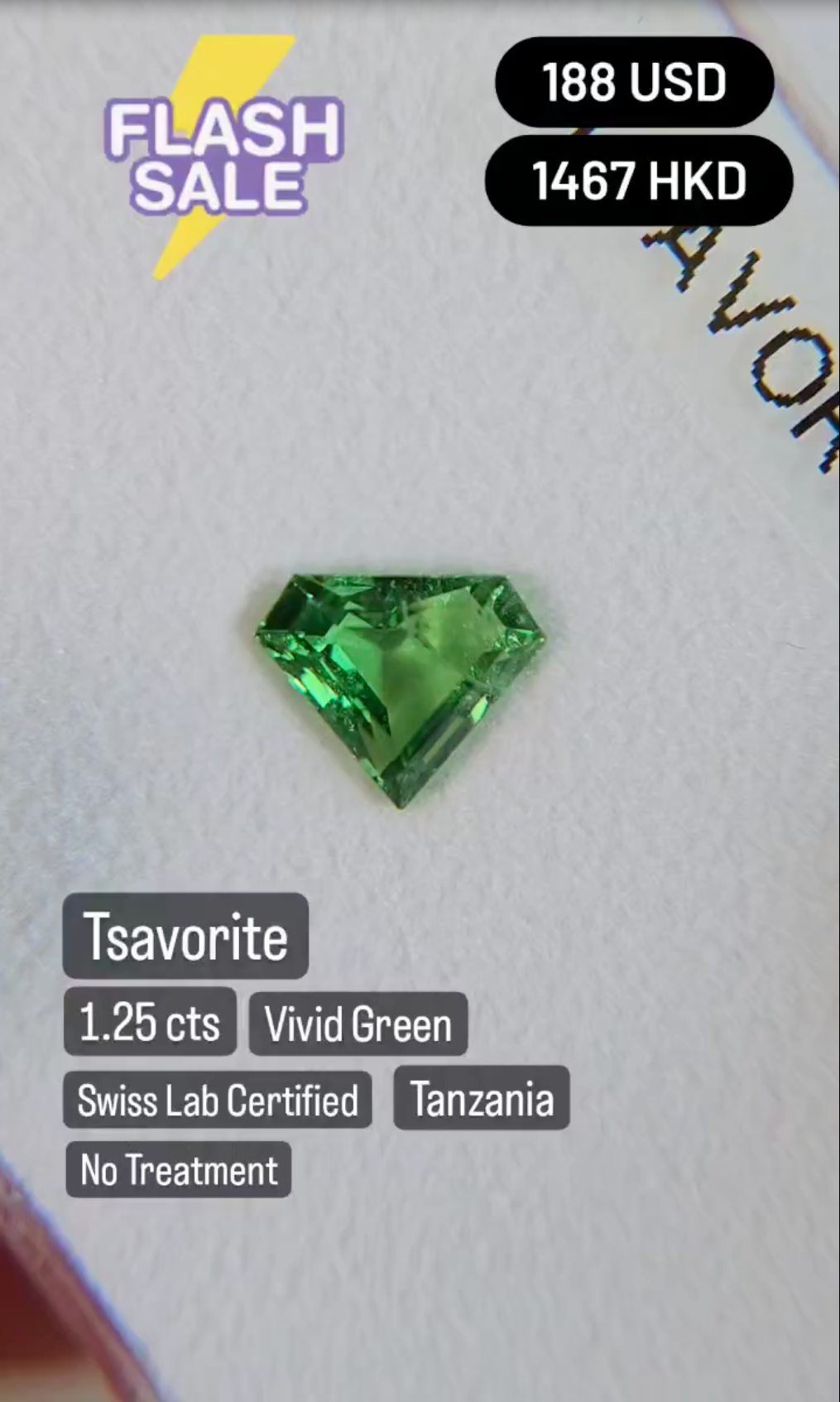 Tsavorite Deal (1.25 cts)