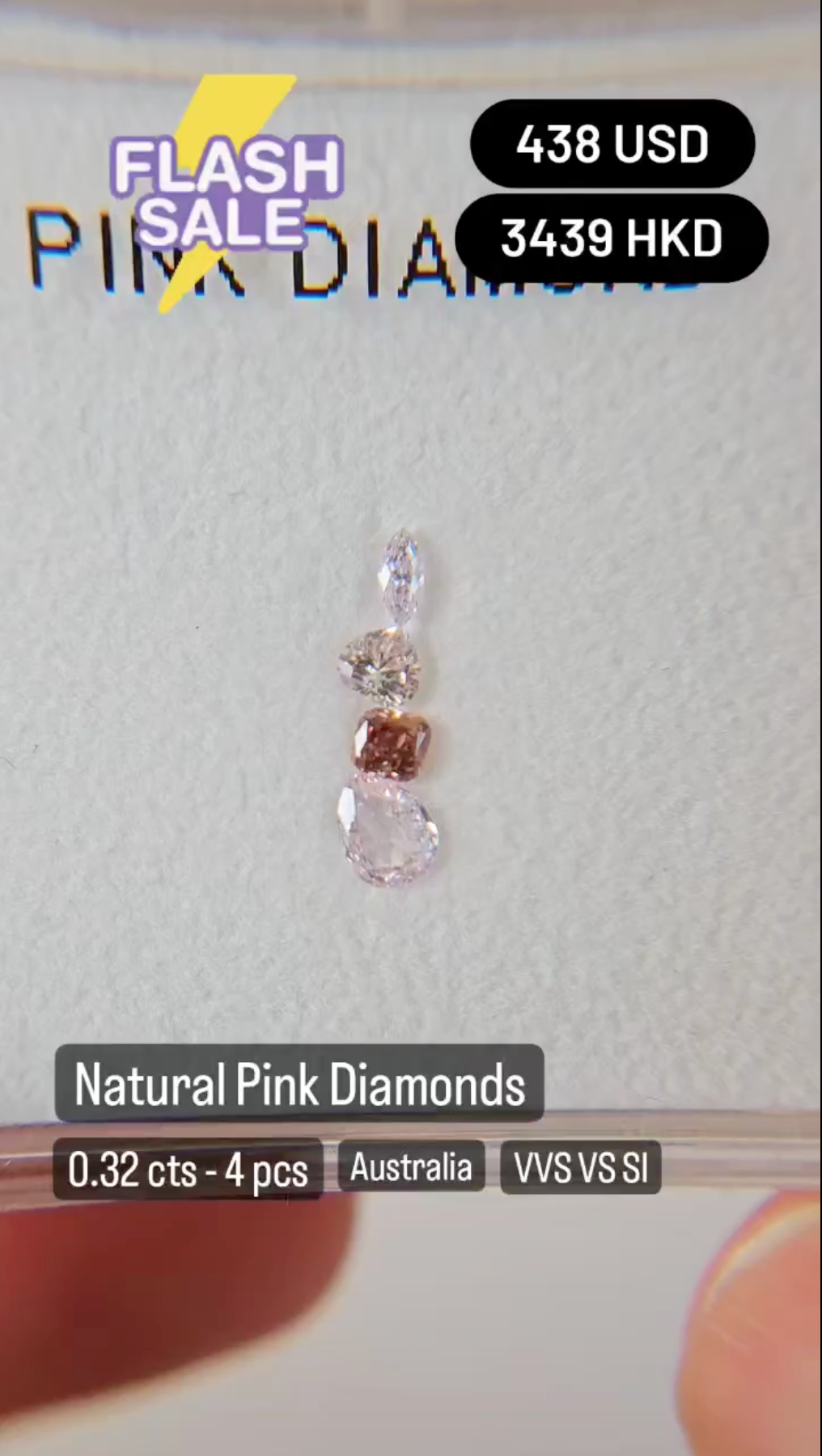 Pink Diamond Deal (0.32 cts)