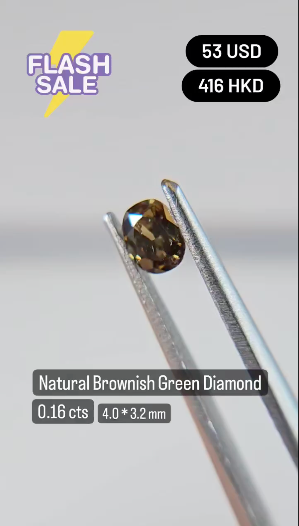 Green Diamond Deal (0.16 cts)