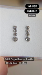 Salt & Pepper Diamond Deal (0.97 cts)