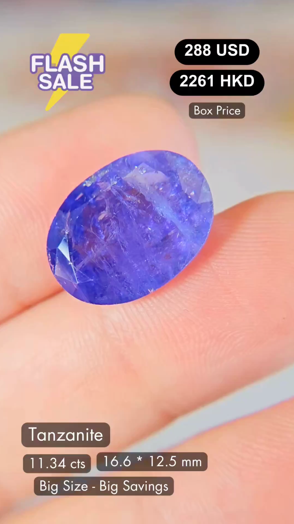 Tanzanite Deal (11.34 cts)