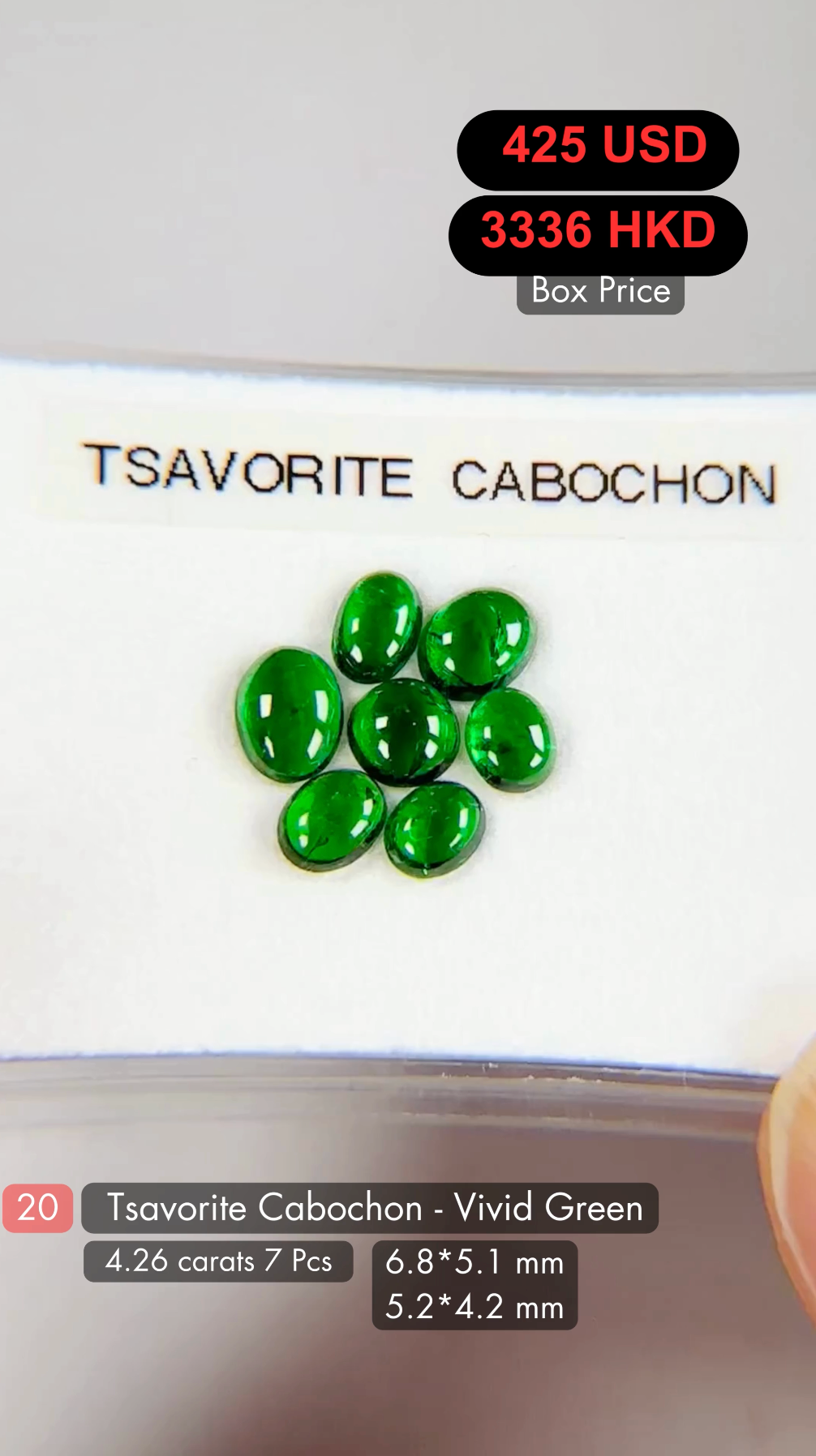 Tsavorite deal (4.26 cts)