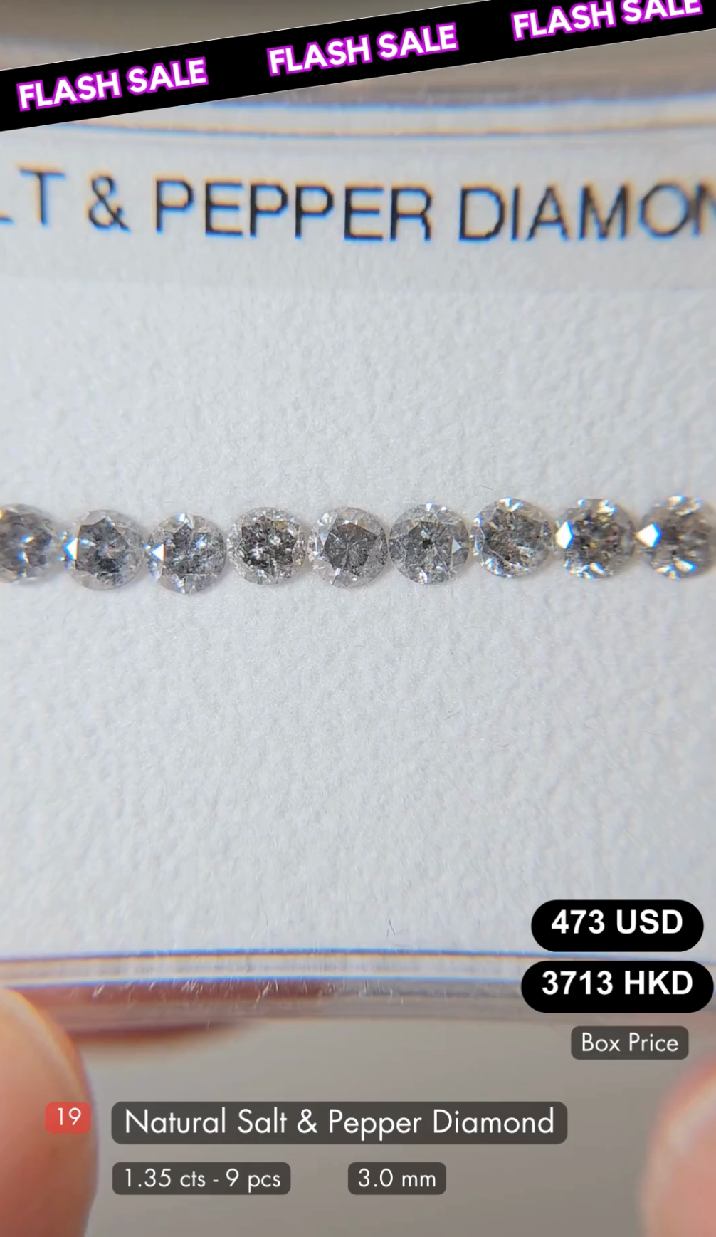 Salt & Pepper Diamond Deal (1.35 cts)