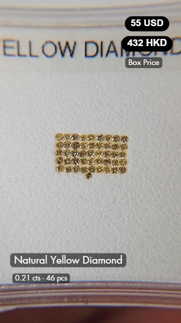 Natural Yellow Diamond Deal (0.21 cts)