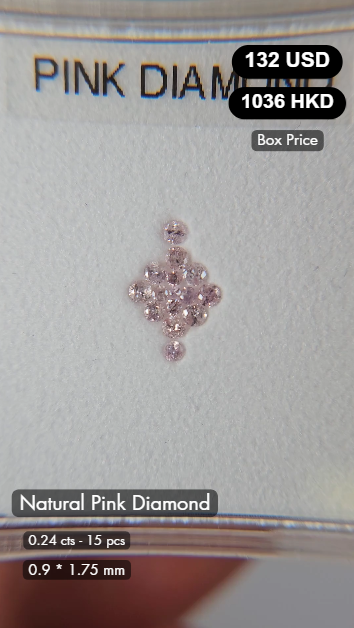 Natural Pink Diamond Deal (0.24cts)