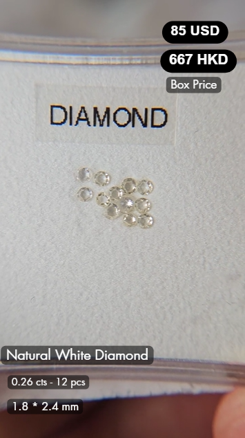 Natural White Diamond Deal (0.26 cts)