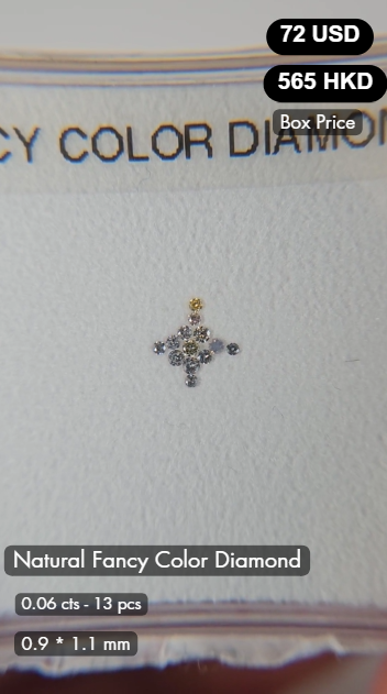 Natural Fancy Color Diamond Deal (0.06cts)