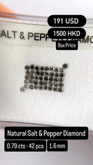 Natural Salt & Pepper Diamond Deal (0.79 cts)