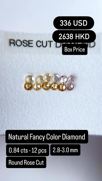 Natural Rose Cut Diamond Deal (0.84 cts)