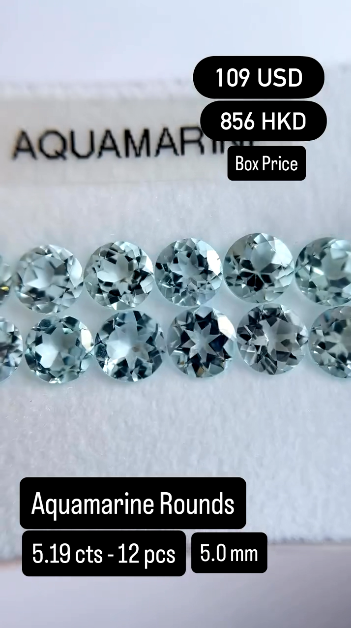 Aquamarine Rounds Deal (5.19 cts)