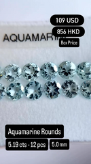 Aquamarine Rounds Deal (5.19 cts)