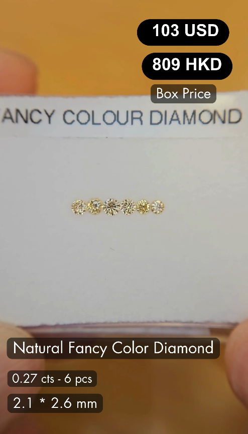 Natural Fancy Color Diamond Deal (0.27 cts)