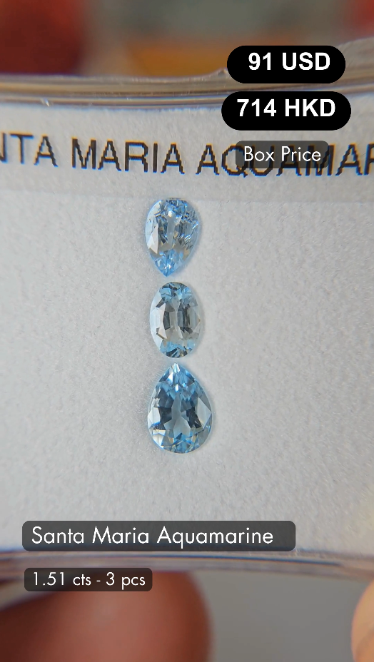 Santa Maria Aquamarine Deal (1.51 cts)