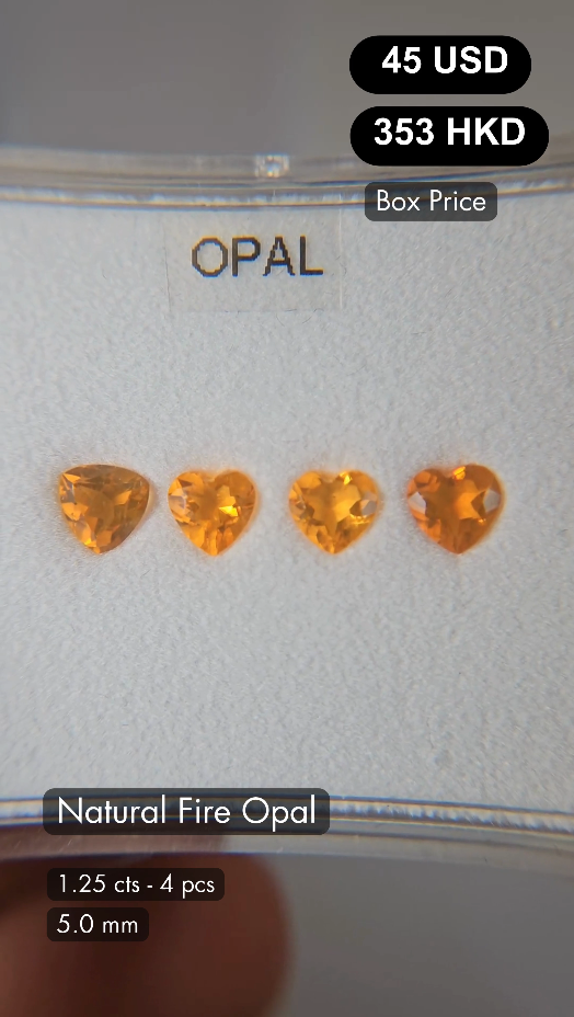 Natural Fire Opal Deal (1.25 cts)