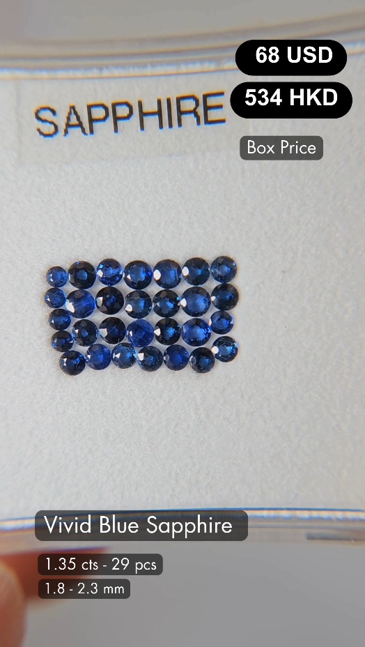 Vivid Blue Sapphire Deal (1.35 cts)