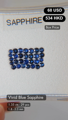 Vivid Blue Sapphire Deal (1.35 cts)