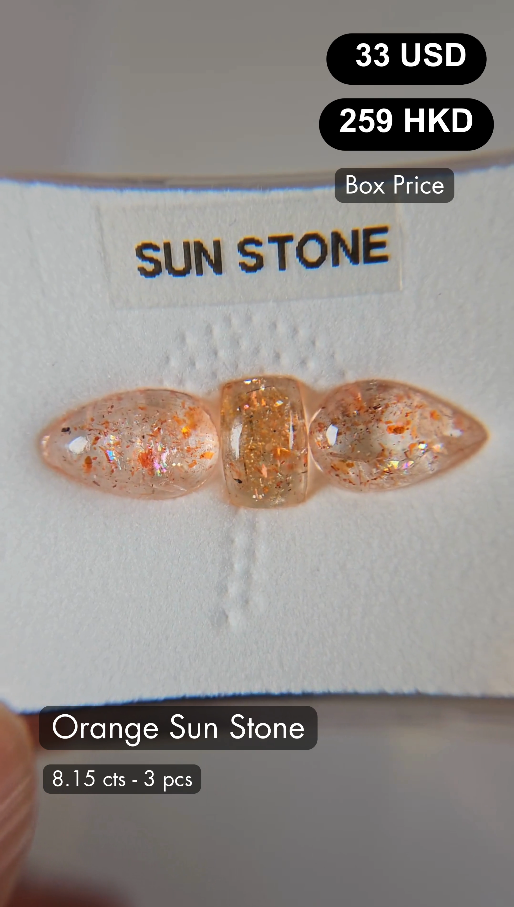 Orange Sun Stone Deal (8.15 cts)
