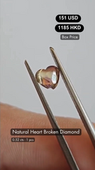 Natural Heart Broken Diamond Deal (0.52 cts)