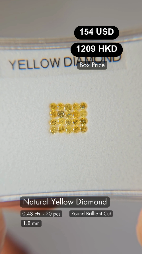 Natural Yellow Diamond Deal (0.48 cts)