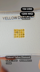 Natural Yellow Diamond Deal (0.48 cts)