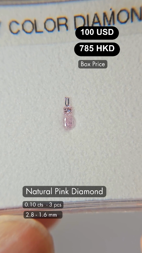 Natural Pink Diamond Deal (0.10 cts)