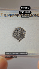 Salt & Pepper Diamond Deal (0.63 cts)