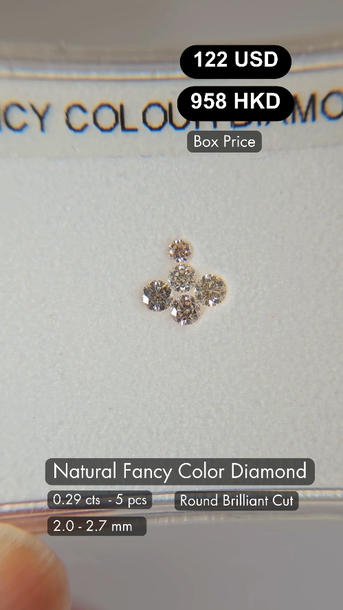 Natural Fancy Color Diamond Deal (0.29 cts)