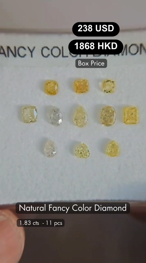 Natural Fancy Color Diamond Deal (1.83 cts)