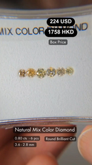 Natural Mix Color Diamond Deal (0.80 cts)