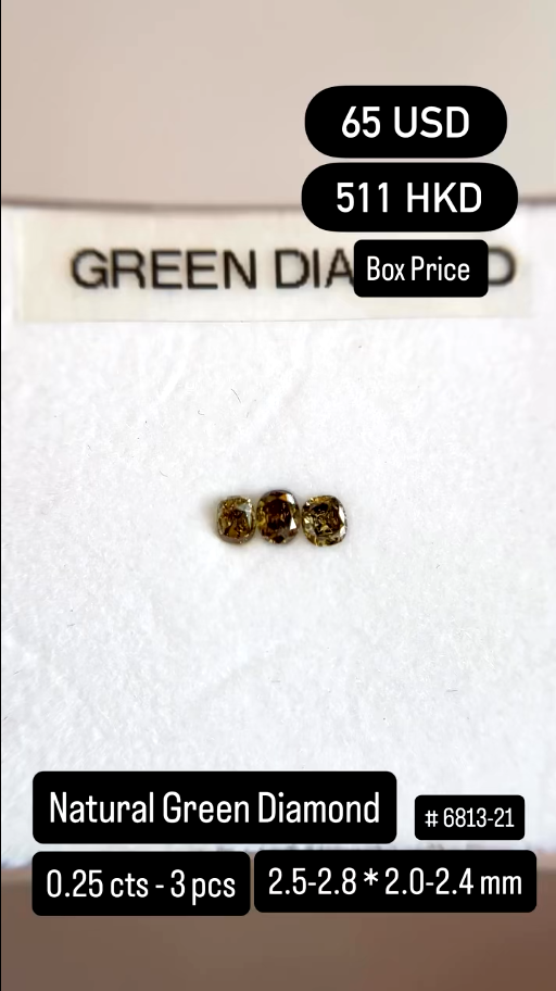 Natural Green Diamond Deal (0.25 cts)