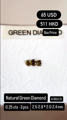 Natural Green Diamond Deal (0.25 cts)