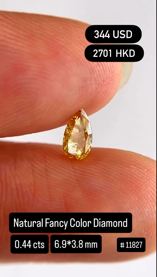 Natural Fancy Color Diamond Deal (0.44 cts)