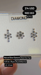 Natural Silver Diamond Deal (0.97 cts)