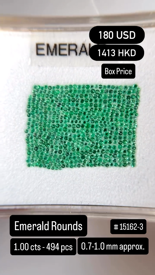 Emerald Rounds Deal (1.00 cts)