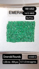 Emerald Rounds Deal (1.00 cts)
