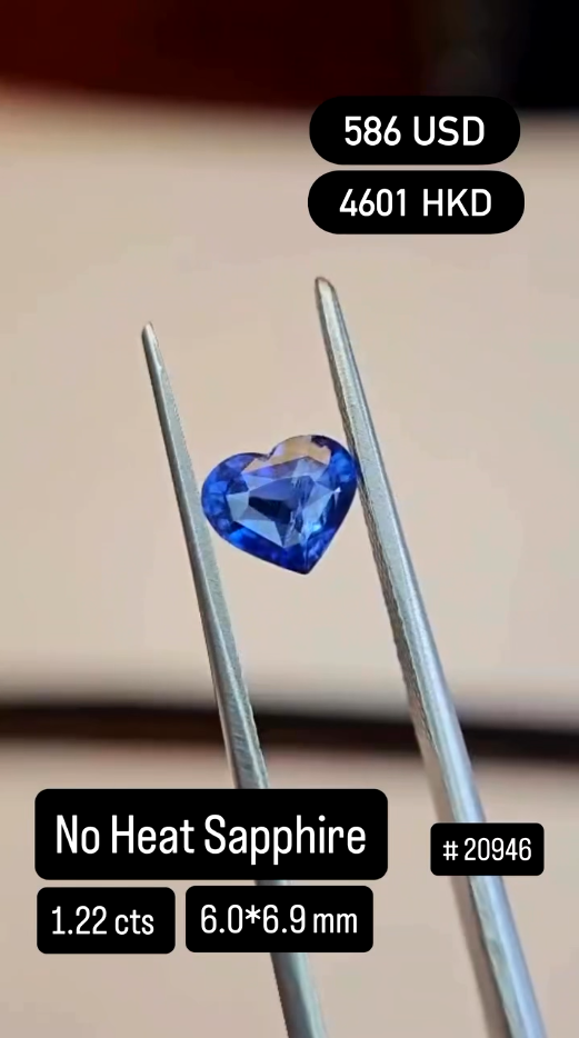 No Heat Sapphire Deal (1.22 cts)