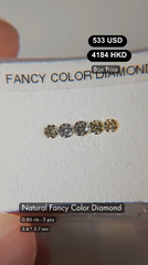 Natural Fancy Color Diamond Deal (0.86 cts)