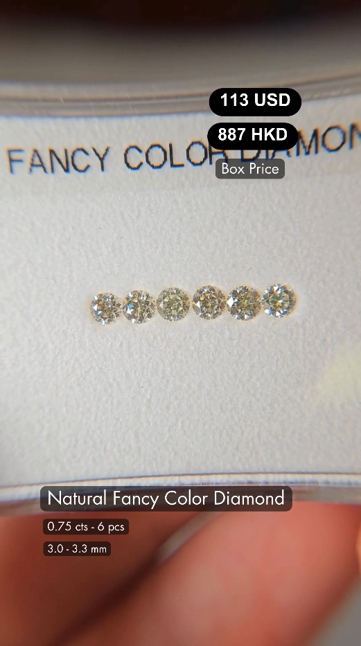 Natural Fancy Color Diamond Deal (0.75 cts)