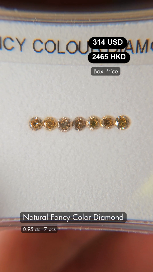 Natural Fancy Color Diamond Deal (0.95 cts)
