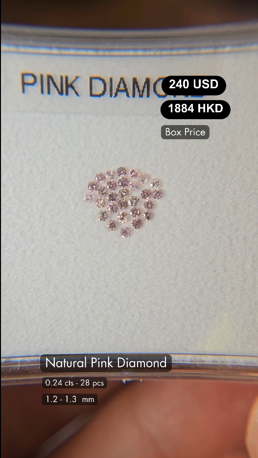 Natural Pink Diamond Deal (0.24 cts)