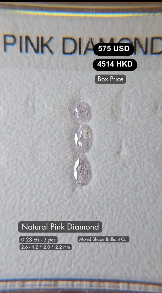 Natural Pink Diamond Deal (0.23 cts)