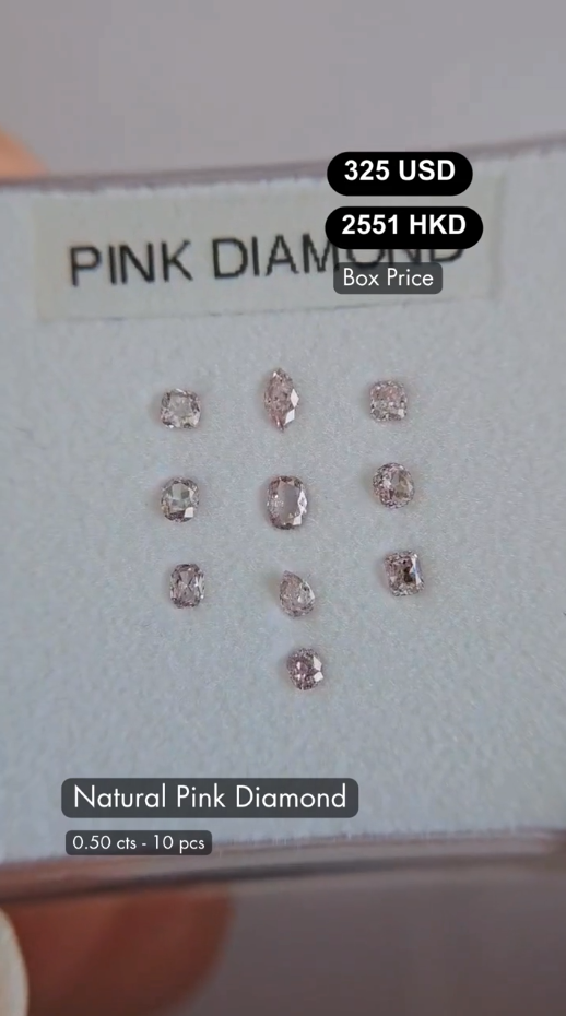 Natural Pink Diamond Deal (0.50 cts)