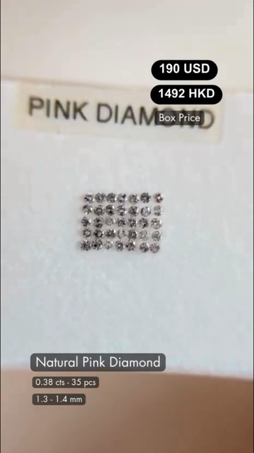 Natural Pink Diamond Deal (0.38 cts)