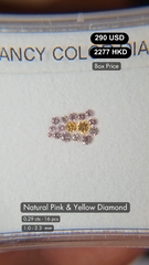 Natural Pink & Yellow Diamond Deal (0.29 cts)