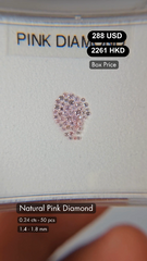Natural Pink Diamond Deal (0.24 cts)