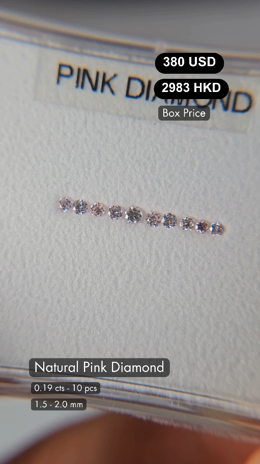 Natural Pink Diamond Deal (0.19 cts)